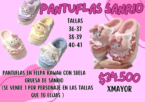 Colección de 5 pantuflas