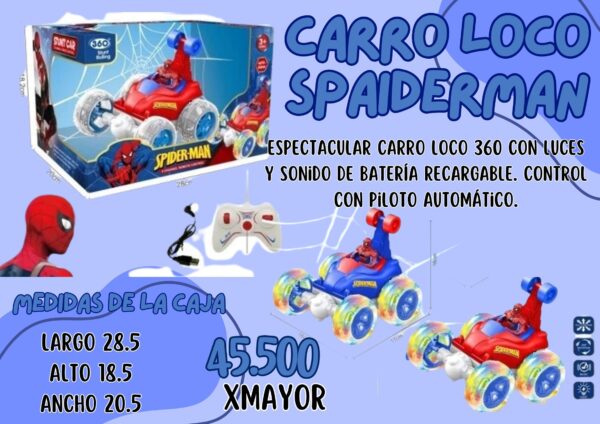 Carro loco de personajes